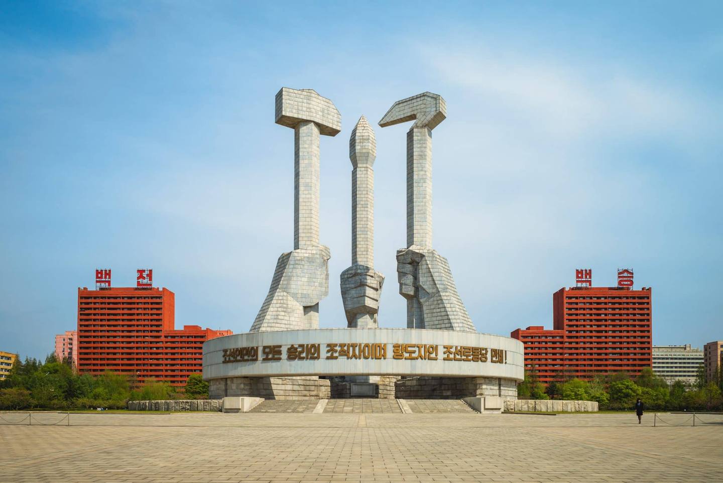Monument à la fondation du parti à Pyongyang