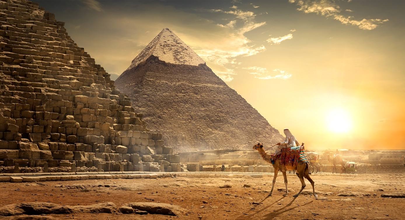 La grande pyramide de Gizeh - Grand Sphinx de Gizeh
