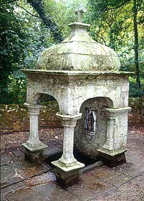 Les fontaines sacrées.