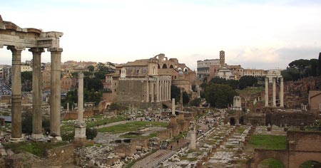 Le Forum, ruines magiques