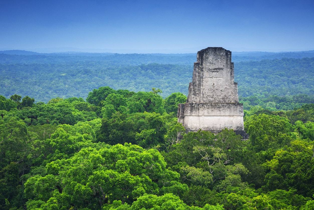 Le grand Jaguar Tikal - Lac Atitlán