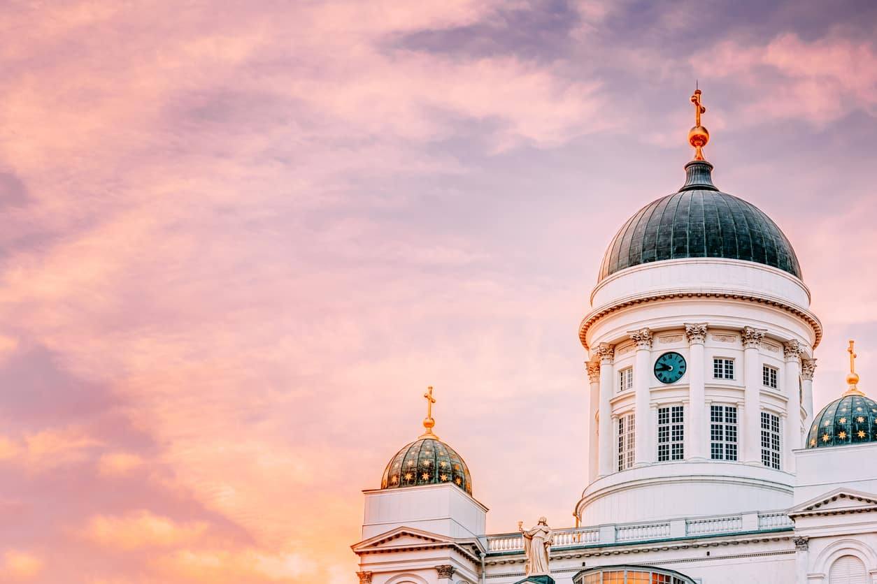Cathédrale d'Helsinki - mer Baltique
