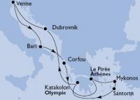 Croisière Italie Grèce Croatie