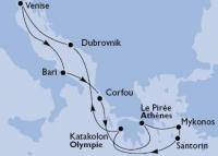 Croisière Italie Grèce Croatie