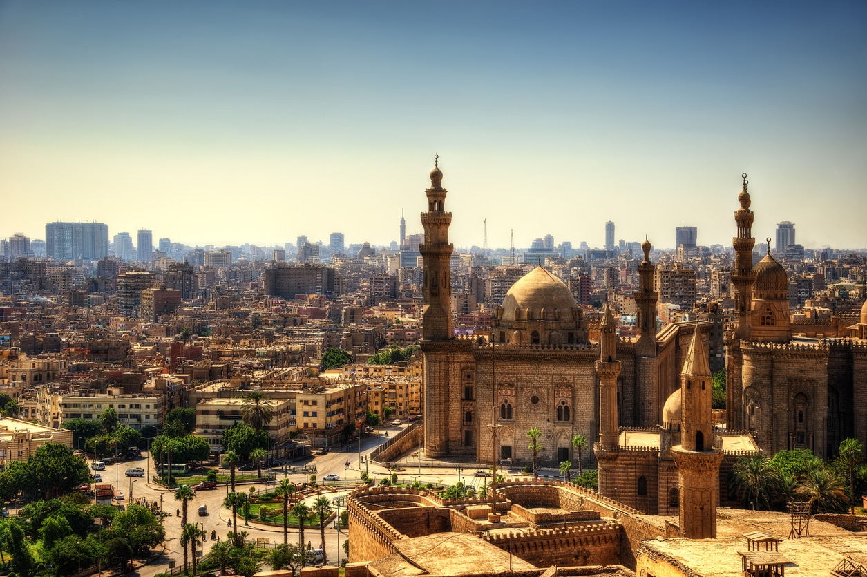 Mosquée Madrassa du Sultan Hassan, le Caire, Egypte