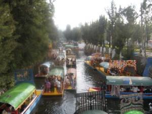 Les jardins flottants de Xochimilco