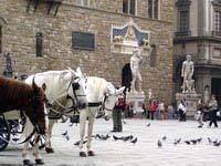 Place de la Seigneurie et le Palazzo Vecchio