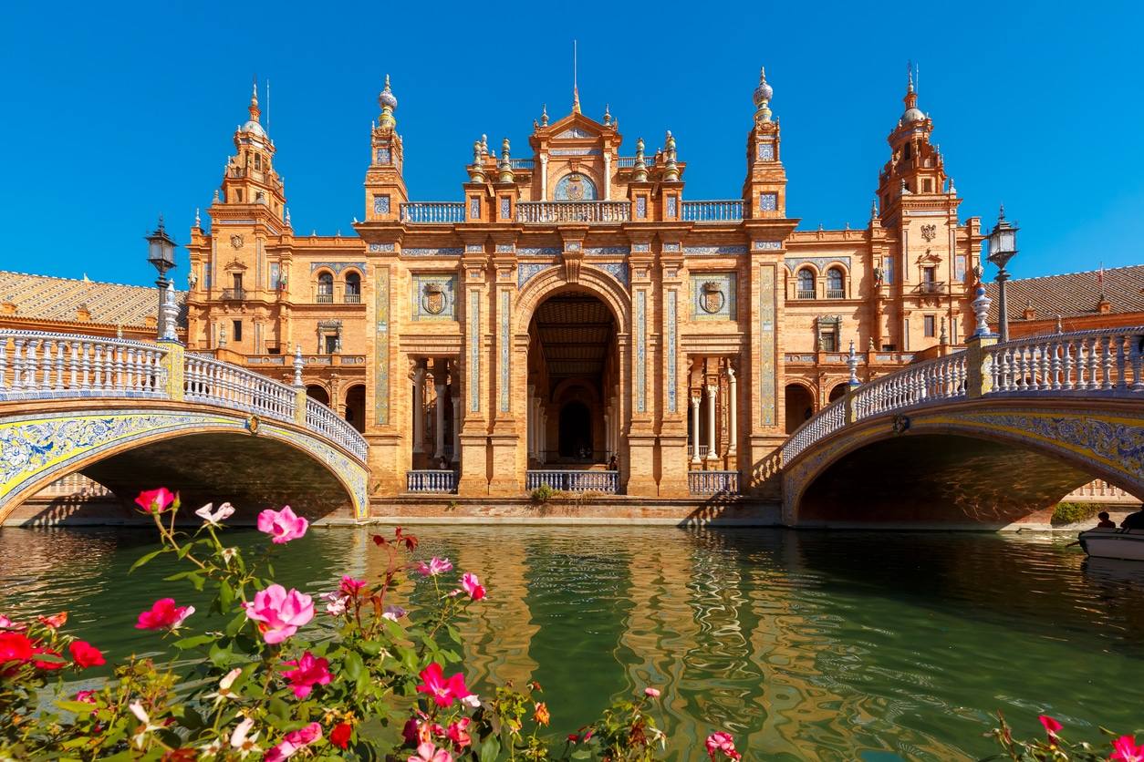 Plaza de Espana, Séville, Espagne