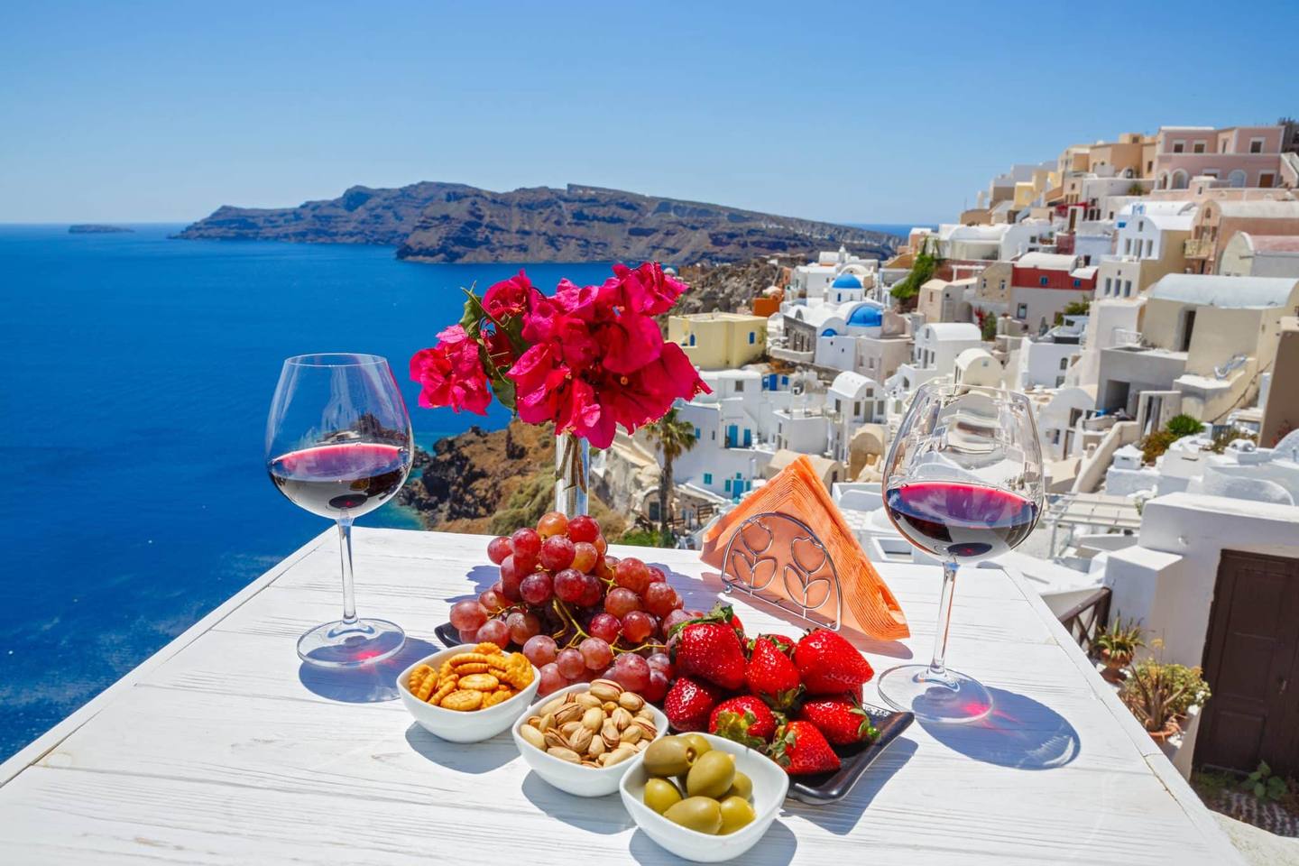 Repas face à la mer
