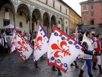Sbandieratori, Jongleurs de drapeaux
