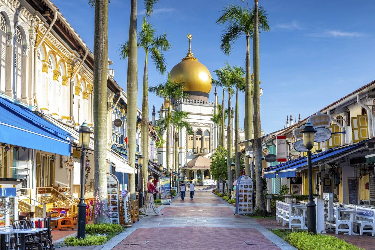 Mosquée du Sultan - Aéroport Changi de Singapour