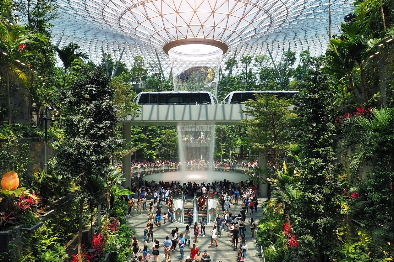 Butterfly Garden Terminal 3 - Des jardins sur la baie