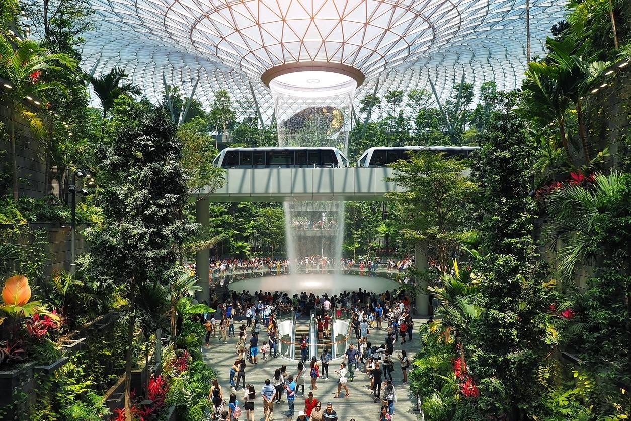 Butterfly Garden Terminal 3 - Des jardins sur la baie