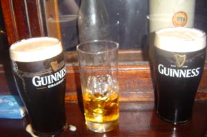 Whiskey, bières, Irish coffee…