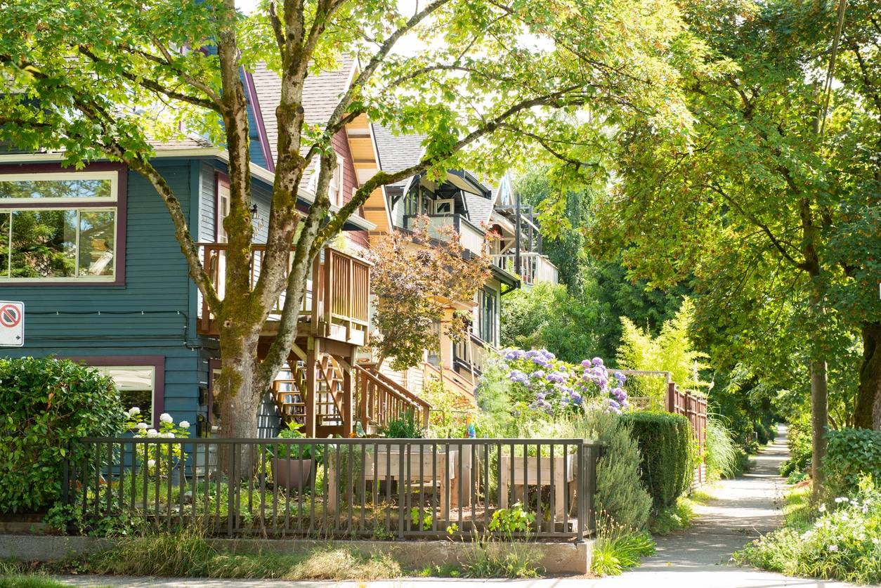 Maison de Vancouver - Photographie de stock