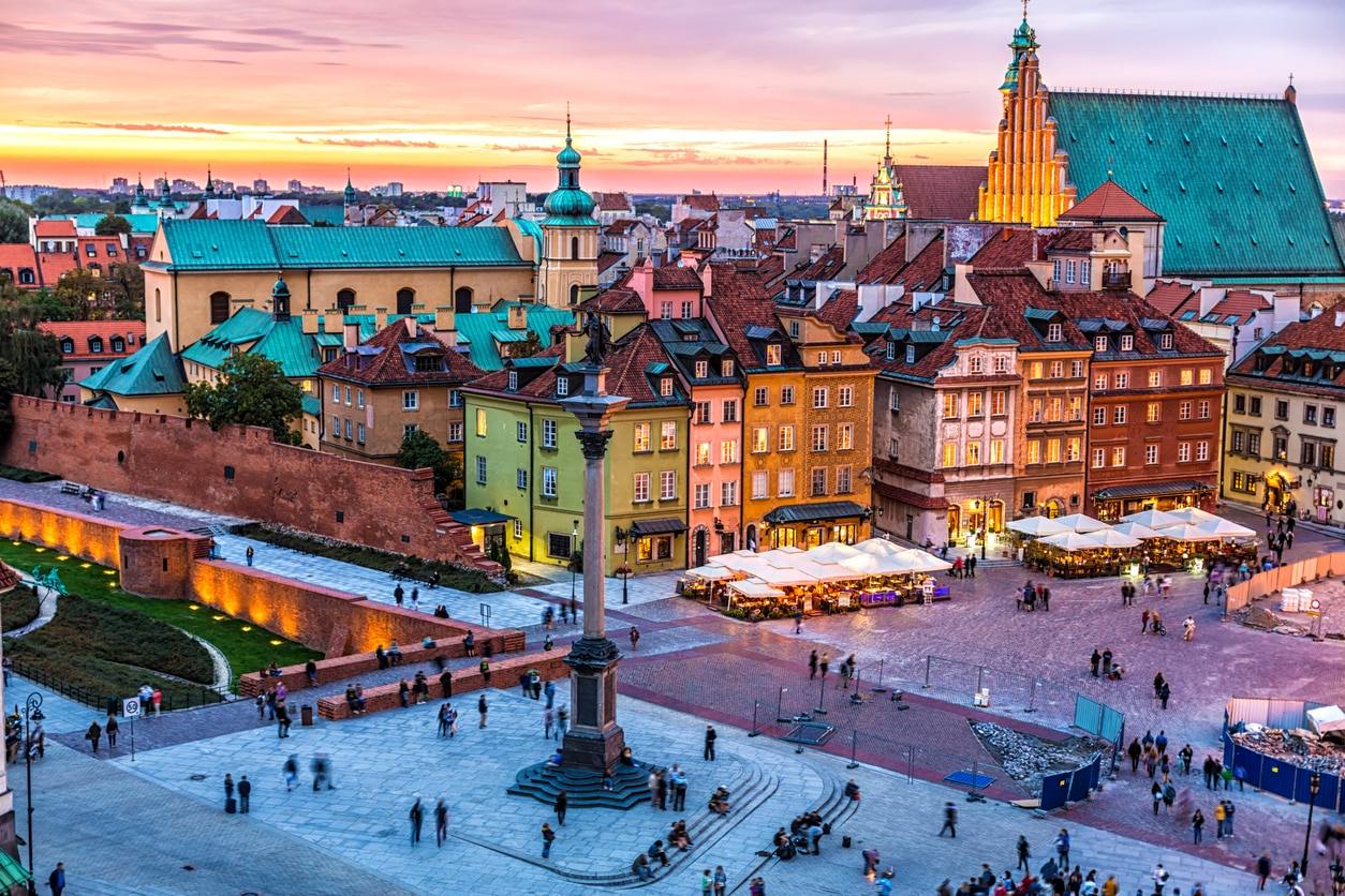 Place du Château, Varsovie - Château royal de Wawel
