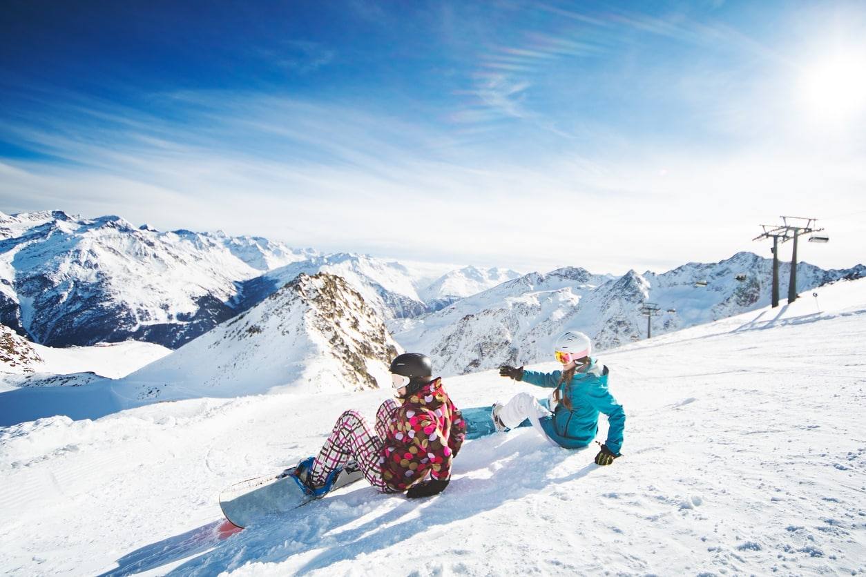 Station de ski - Planche a neige
