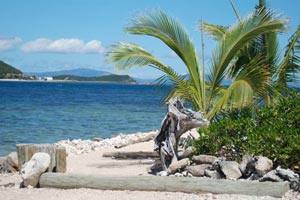 Vue sur Nouméa et ses baies