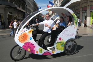 Un tour de la ville en vélobulle à Paris