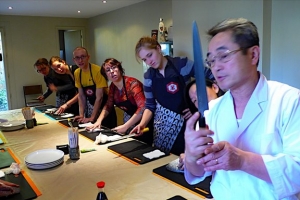 Un authentique chef sushis à Paris