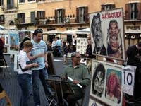 Portraitistes à piazza Navona