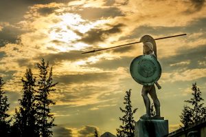 La statue de Leonidas 