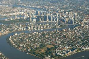 Brisbane le long de la rivière