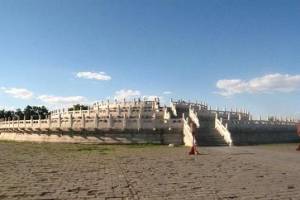 Le tertre circulaire, au sud du temple du ciel
