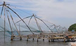 les filets de pêche chinois de Cochin