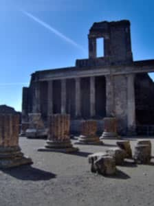 Forum de Pompéi, basilique antique