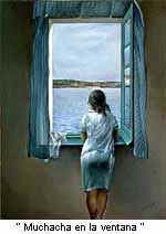 Femme à sa fenêtre de Salvador Dali