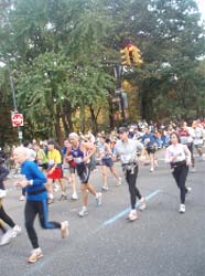  le marathon de New York longe Central Park