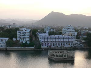 les lacs et les palais d'Udaipur