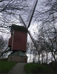 moulins à vent autour de Bruges