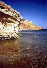  les rochers et la mer
