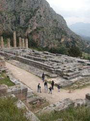 Le site archéologique de Delphes