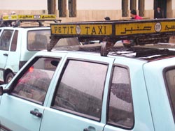 petits taxis de Meknès