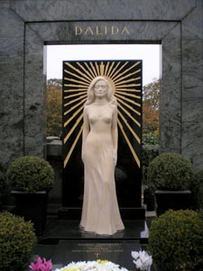 La statue de Dalida