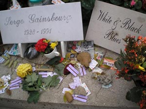 La tombe de Gainsbourg