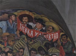 Villa et Zapata représentés par Diego Rivera