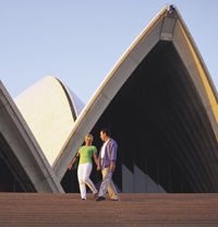 Promenade à pied au Sydney Opera House