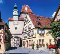 Le village de Rothenburg en Allemagne