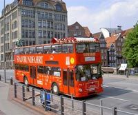 Hambourg Rouge Double Decker et Hummelbahn