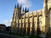 Cathédrale de Canterbury, en Angleterre
