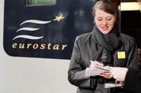 Arrivée par transfert privé de d'Eurostar