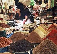 Au marché des produits locaux de Marrakech