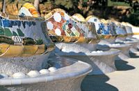 Le parc Guell en Espagne