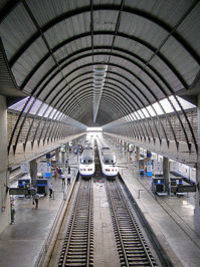 La gare de Santa Justa au Séville