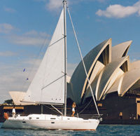Voile sur le port de Sydney