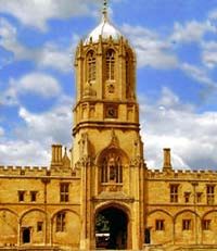 Christchurch à l'Université Oxford, en Angleterre
